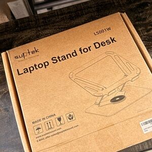 Black Laptop Stand for Desk
